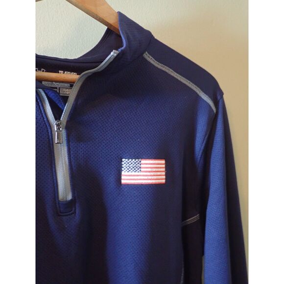 Under Armor Sailing for Gold Rio 2026 XL Jacket Sweatshirt Athletic Sports Blue - Picture 5 of 8